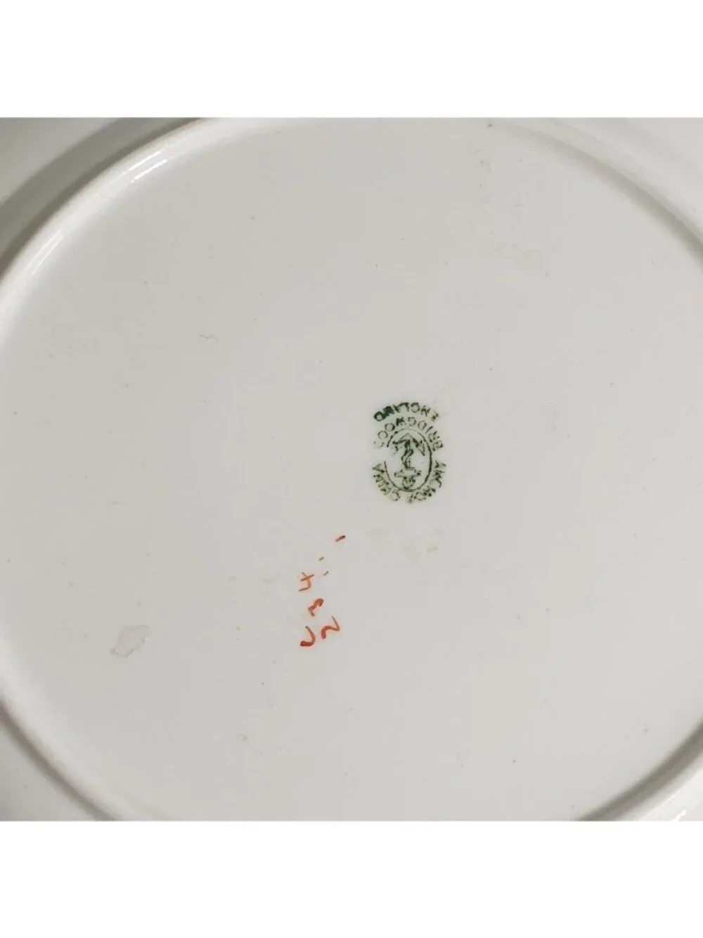 Anchor China Plate and Bowl Pink Green Floral Pattern Bone China England Vintage